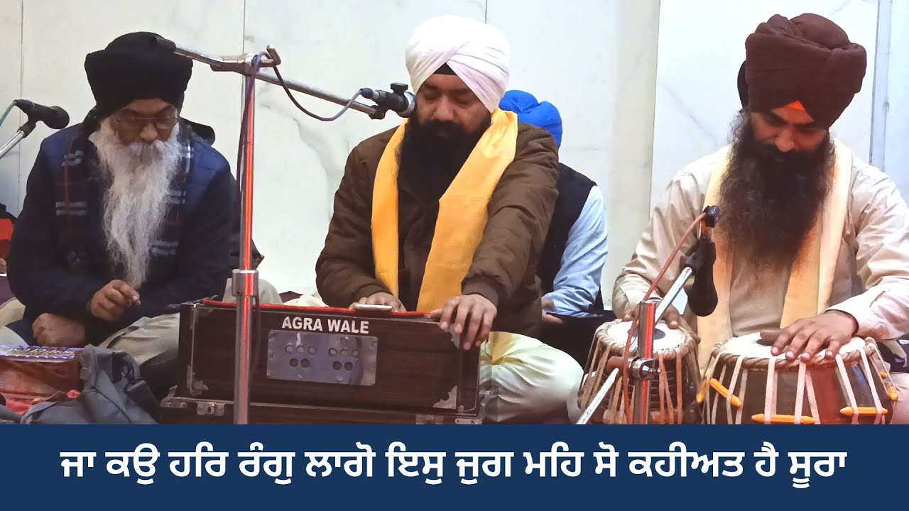 ਜਾ ਕਉ ਹਰਿ ਰੰਗੁ ਲਾਗੋ ਇਸੁ ਜੁਗ ਮਹਿ ਸੋ ਕਹੀਅਤ ਹੈ ਸੂਰਾ
