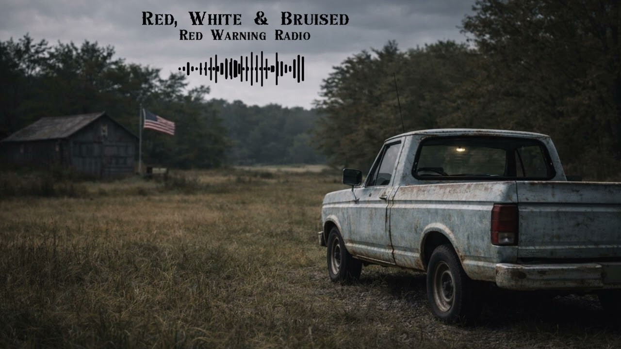 Red Warning Radio - Red, White & Bruised