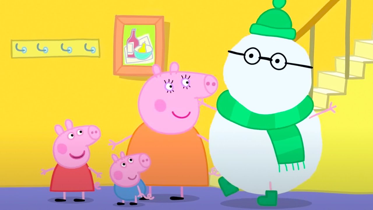 Papa Schwein ist ein Schneemann? | Peppa-Wutz Volle Episoden |