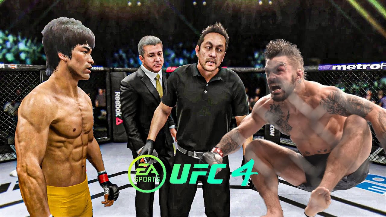 Брюс Ли против Майка Перри EA Sports UFC 4 Эпический бой 🔥🐲