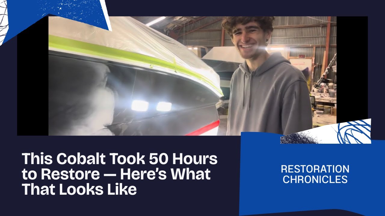 Inside a $6K Cobalt Boat Restoration (Pro Oxidation Removal Process)