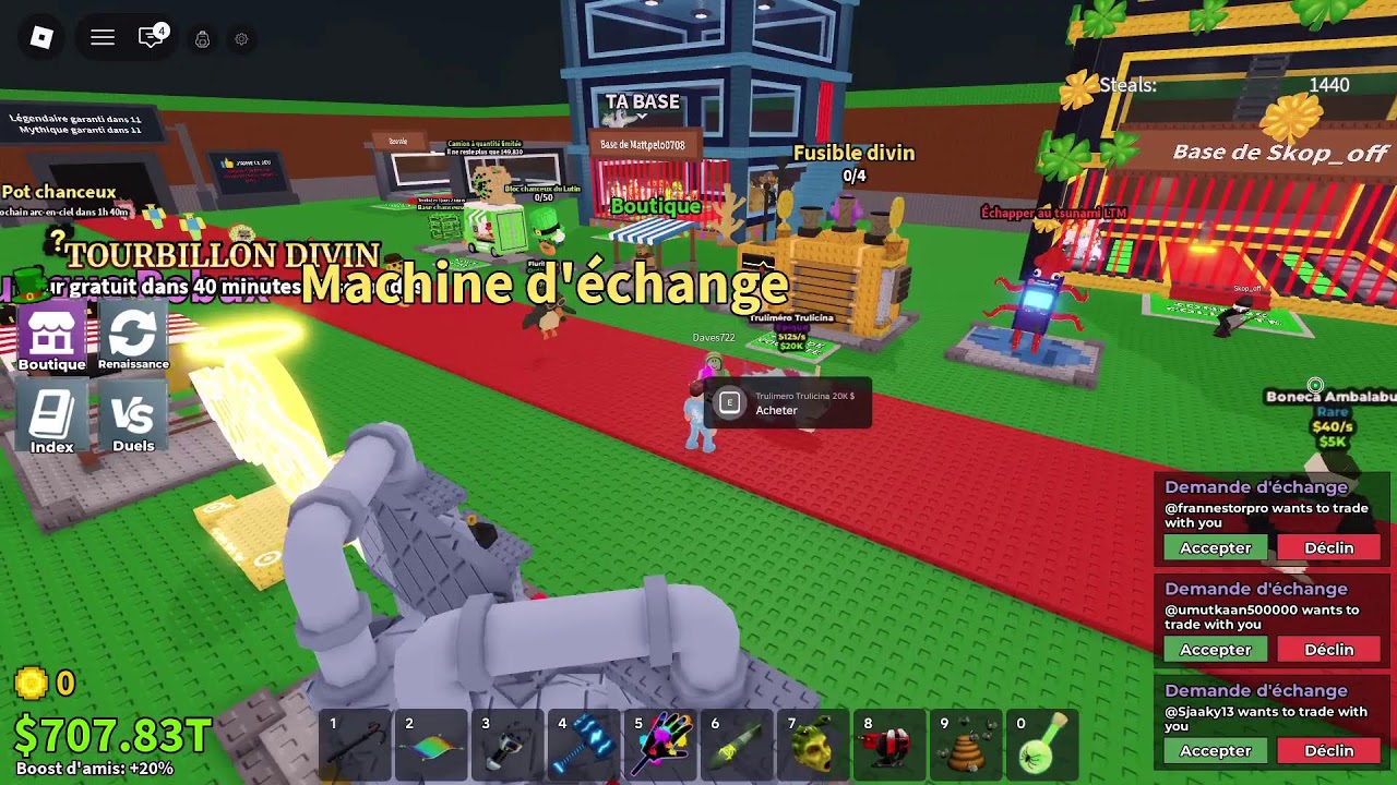live(trade duel) je cherche dragon