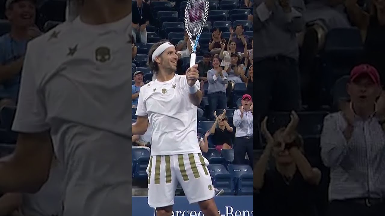 Feliciano Lopez perfects the FAKE smash! 👌