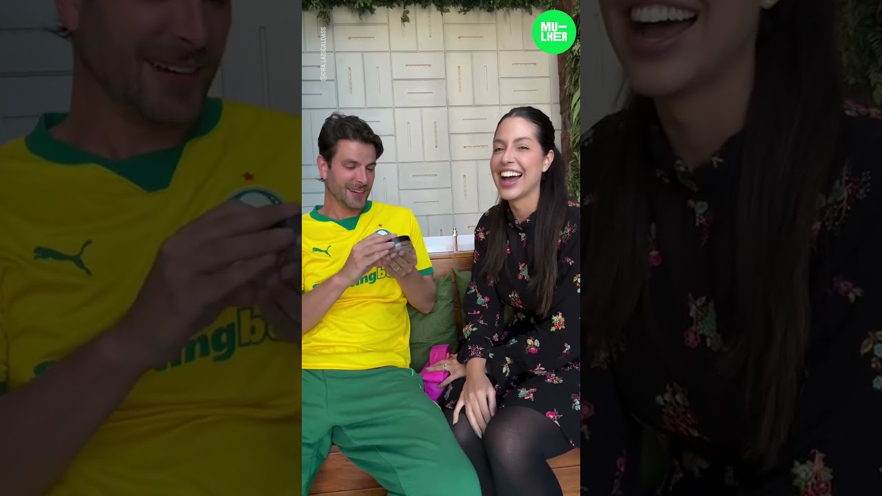 La&iacute;s Caldas e Gustavo Marsengo anunciam gravidez com v&iacute;deo fofo que emocionou a internet