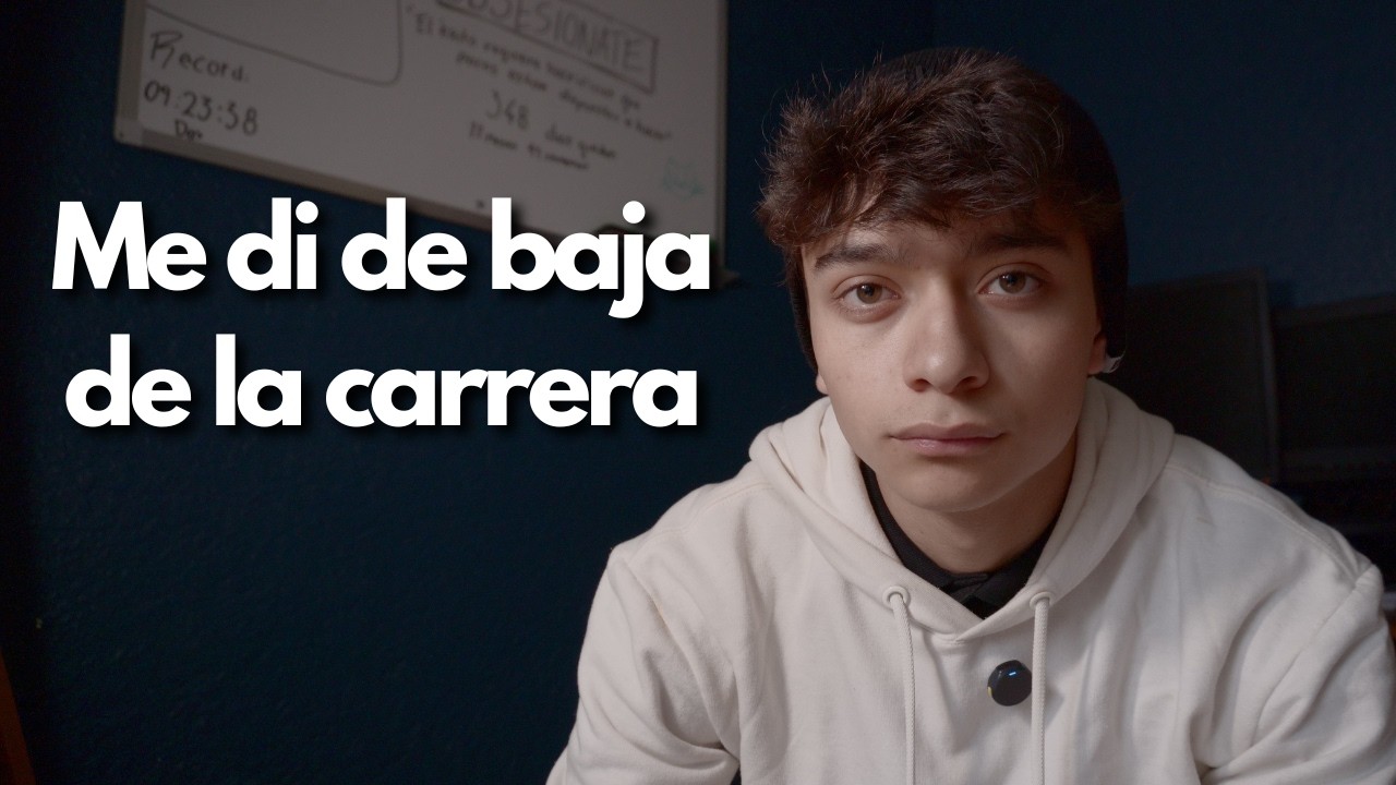 Me di de baja de la carrera universitaria
