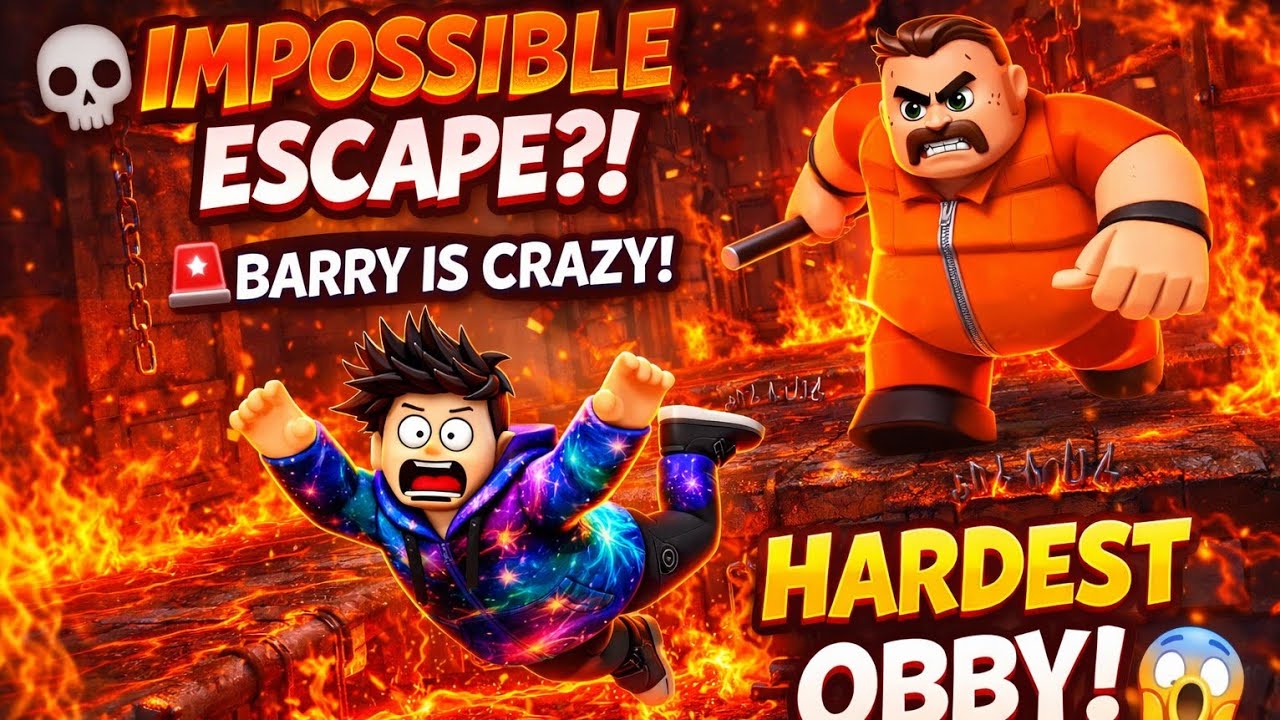 Survived the HARDEST BARRY’S PRISON RUN Levels!