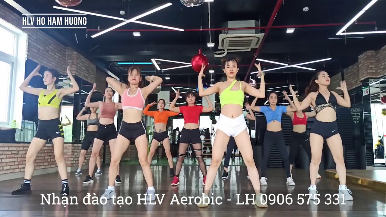 Aerobic giảm mỡ bụng | Bài tập Aerobic 24 | HLV Hồ Hàm Hương