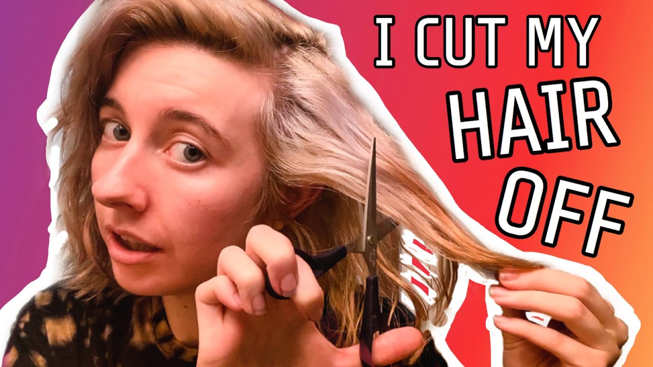 I CUT OFF ALL MY HAIR | My DIY Short Haircut