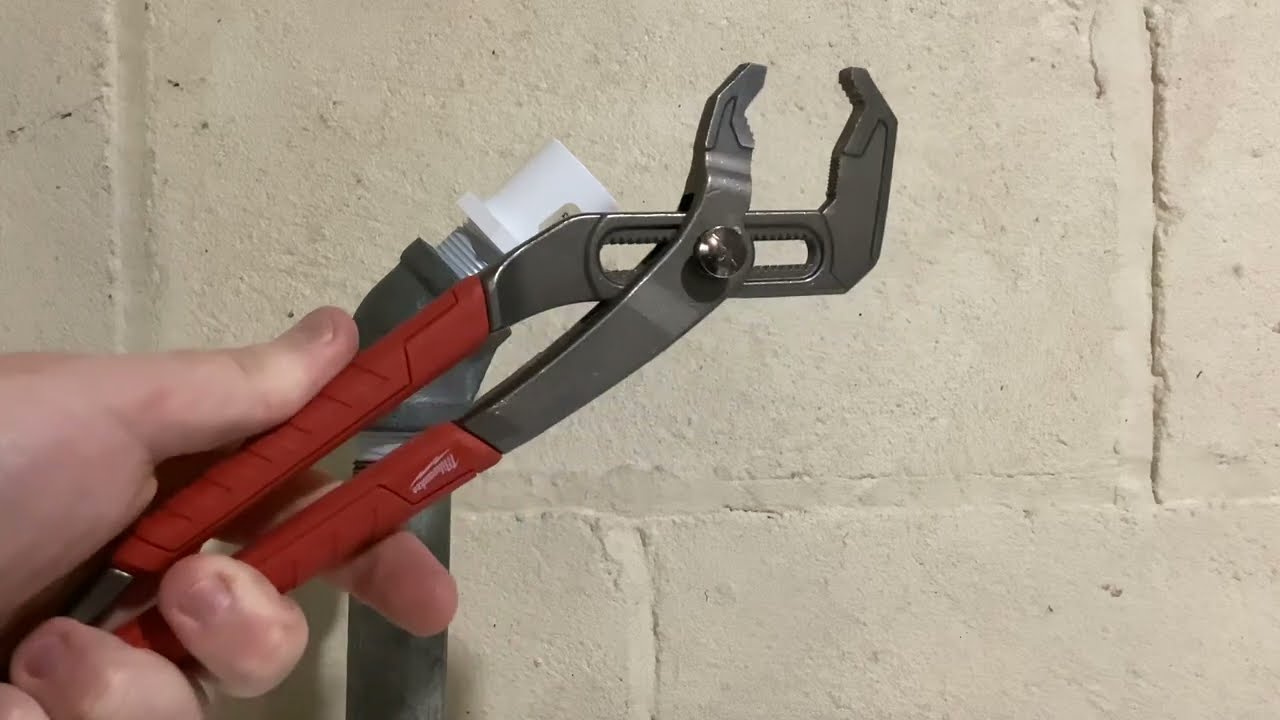 How to connect a threaded metal pipe to a plastic pipe.
