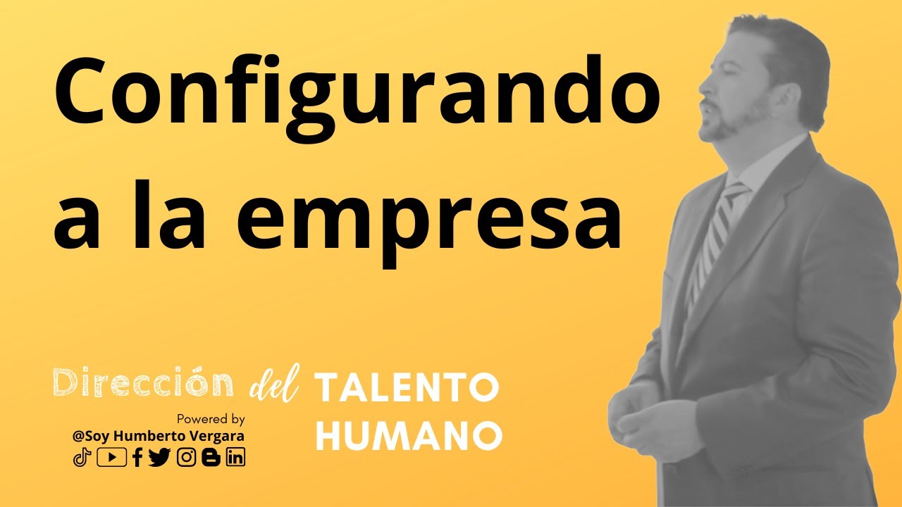 Configurando a la empresa