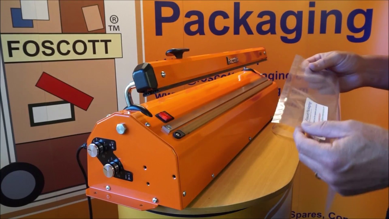 Hacona® S  Type S620 Impulse Heat Sealer with options   Foscott Packaging
