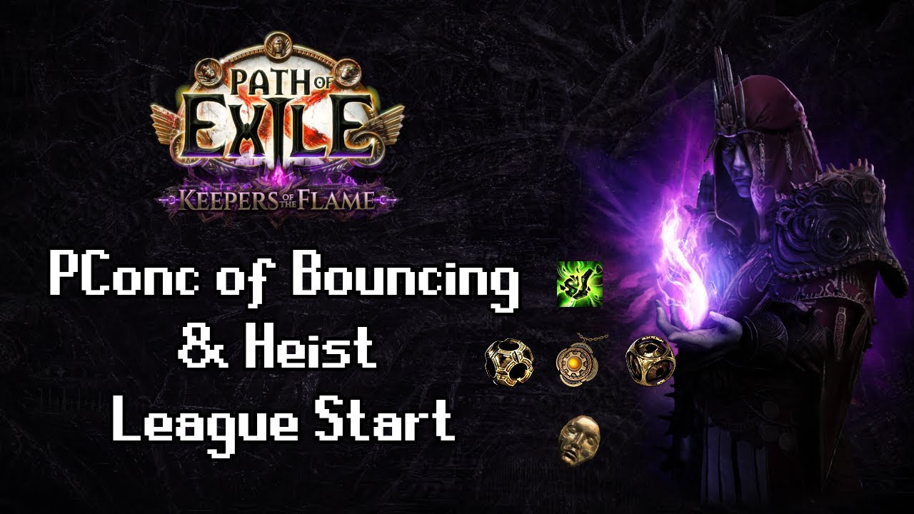 Poisonous Concoction of Bouncing Heist League Start for Path of Exile 3.27 Keepers of the Flame
