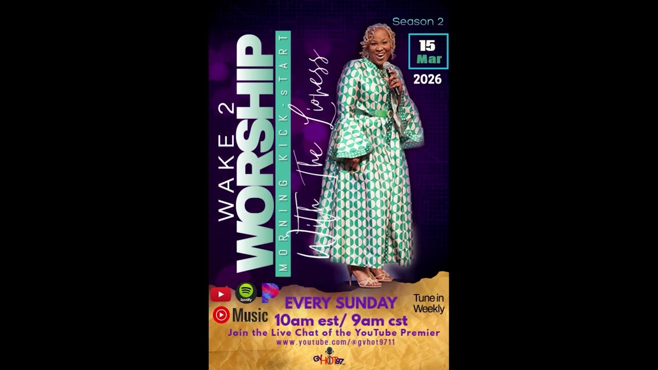 Season II episode 25 Shirley Caesar Wake2Worship Morning Kick-Start with DJ Lioness