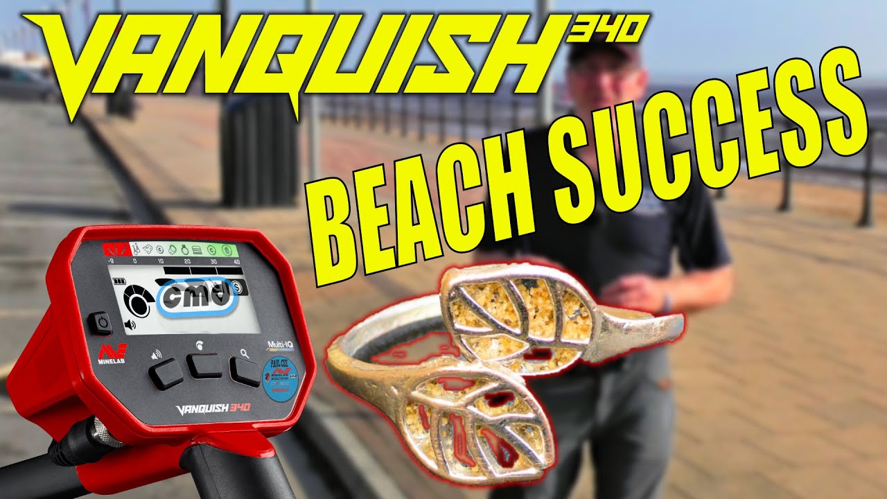 Minelab Vanquish 340 Metal Detectors, Beach Metal Detecting UK
