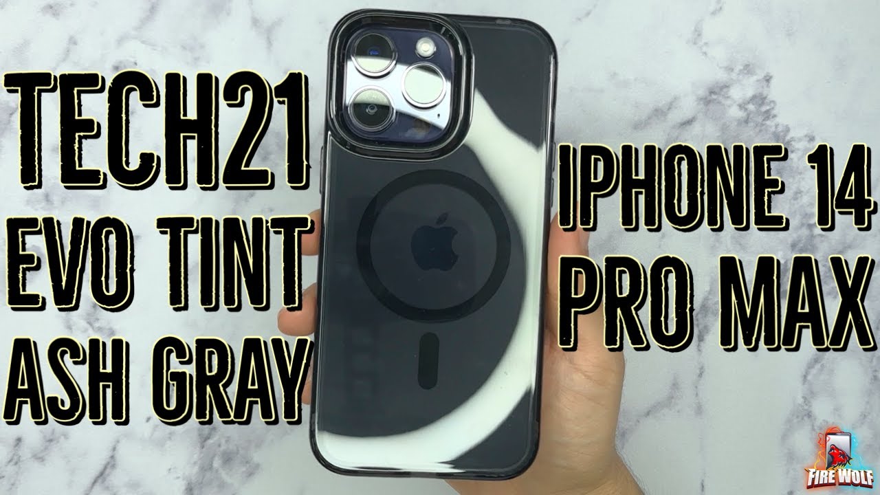 iPhone 14 Pro Max : Tech21 Evo Tint MagSafe Case Ash Gray