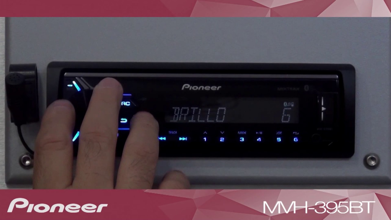 MVH-X395BT Color, iluminacion y atenuador de brillo