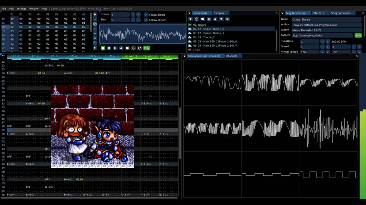 Madou Monogatari I (MD) - Camus' Theme (YM2612 + SN76489 Rearrangement)