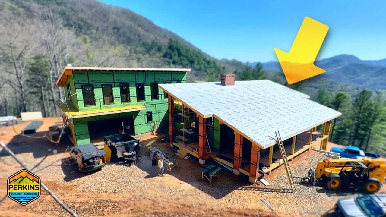 Construction of a MEGA sized Modern Home PT 92!!!