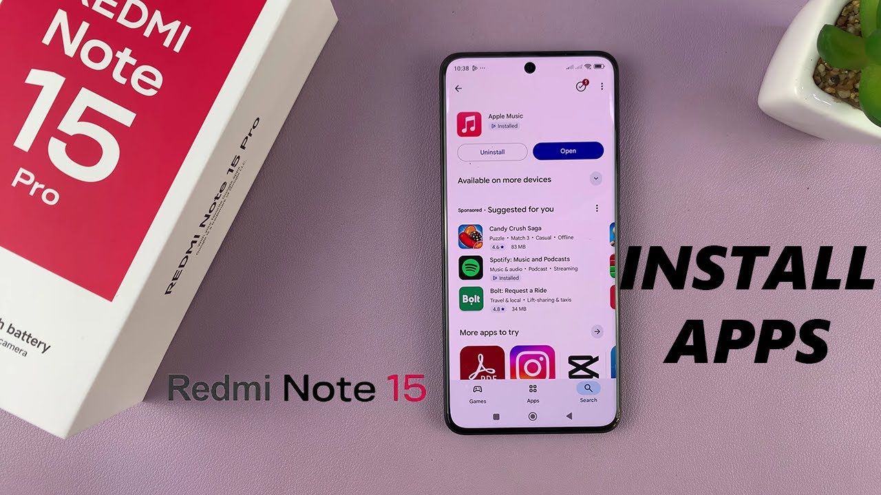 Как установить приложения на Redmi Note 15 Pro