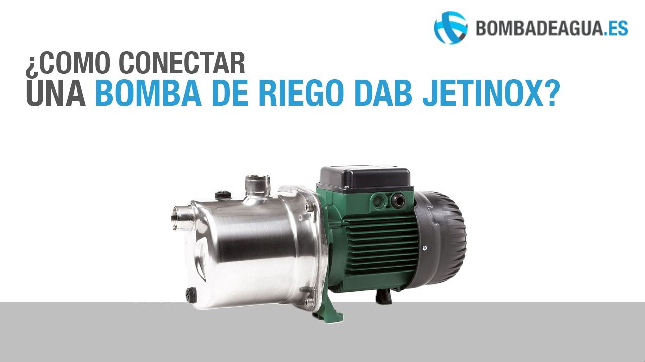 Conexión de una bomba de riego DAB JetInox