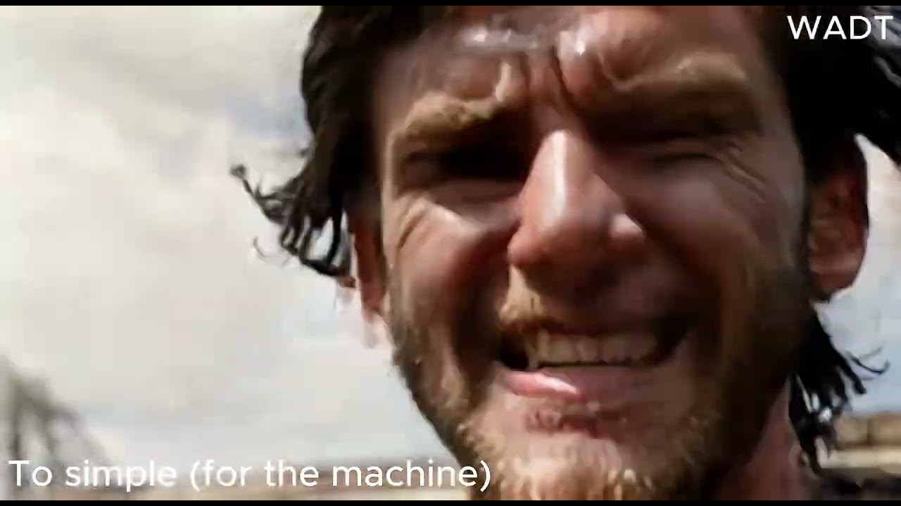 Too simple for the machine