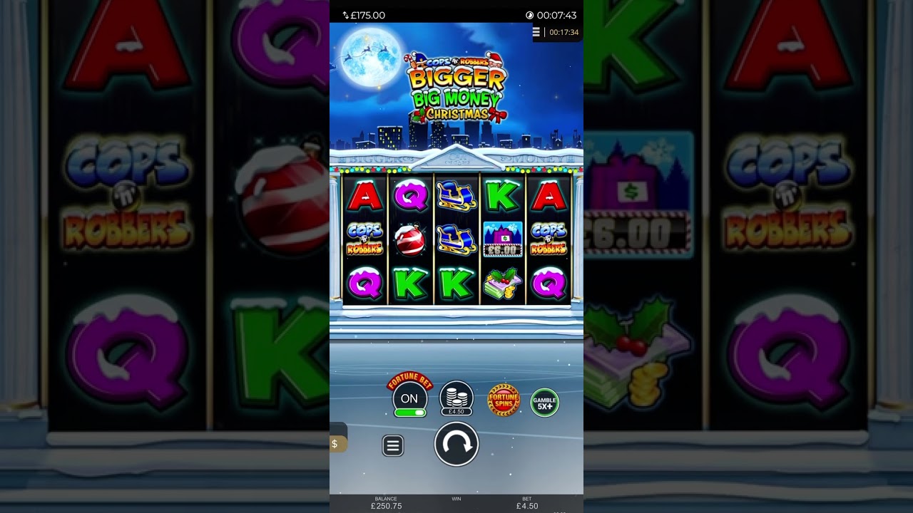 Good run on COPS N ROBBERS BIGGER BIG MONEY CHRISTMAS! #slots#bigwin