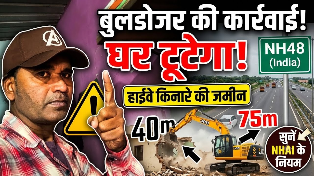 सड़क से कितनी दूरी छोड़ कर बनाएं घर या दुकान? | Highway Construction Rules & Setback Distance