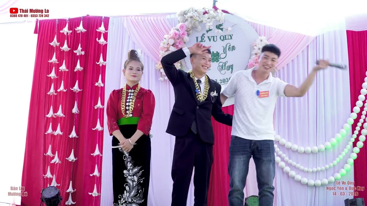Xắng Lụ Khười Cover, Bài Hát mừng Lễ Vu Quy Ngọc Yên & Đức Huy, bản Lìu, Mường Bú