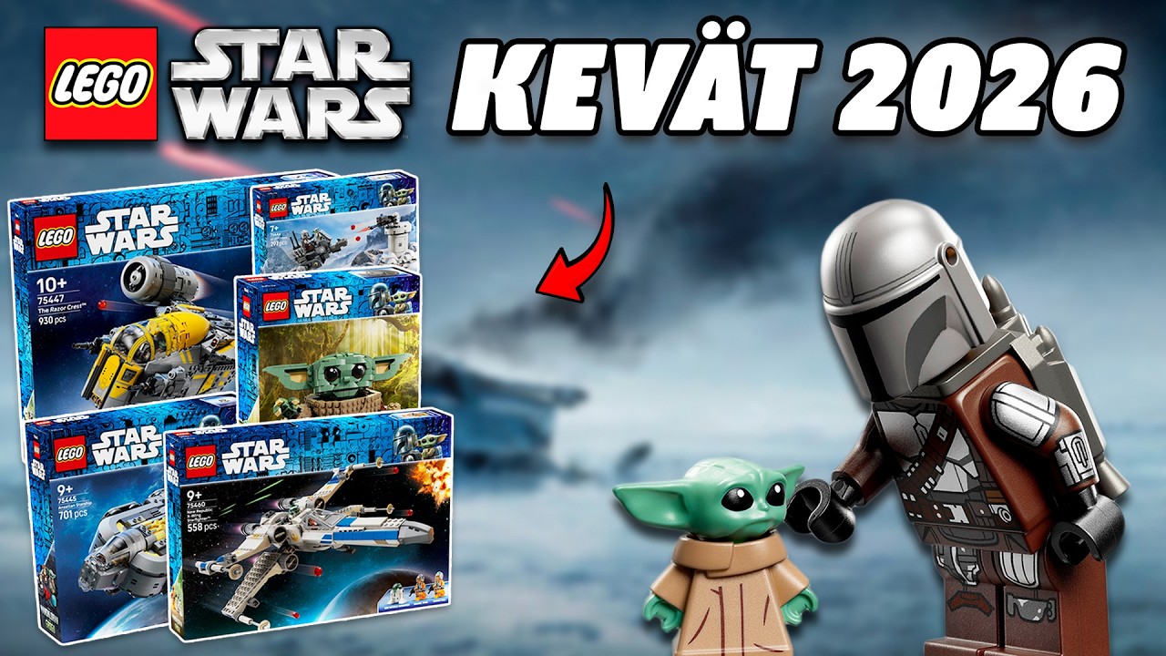 Uudet LEGO Star Wars Mandalorian & Grogu Setit – Kevät 2026