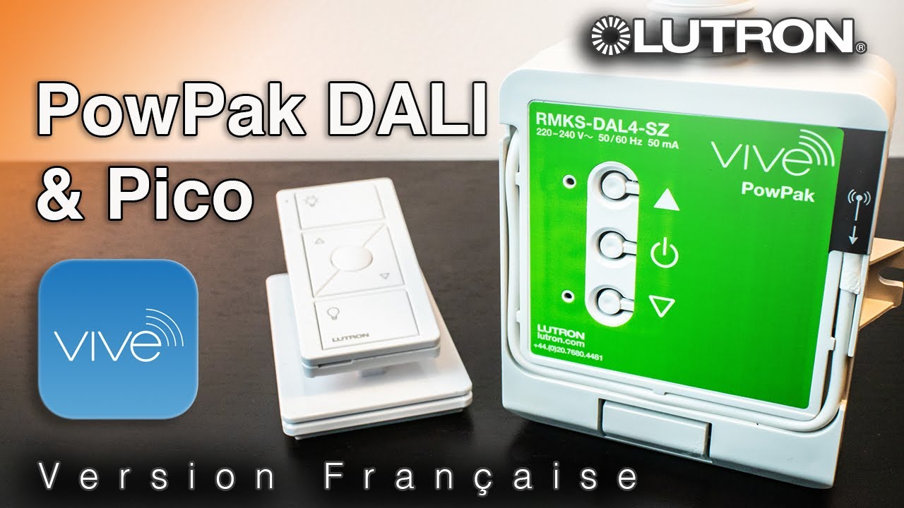 [Français] PowPak DALI avec Pico - Câblage & Programmation  // Lutron Vive //  Adelux (2020)