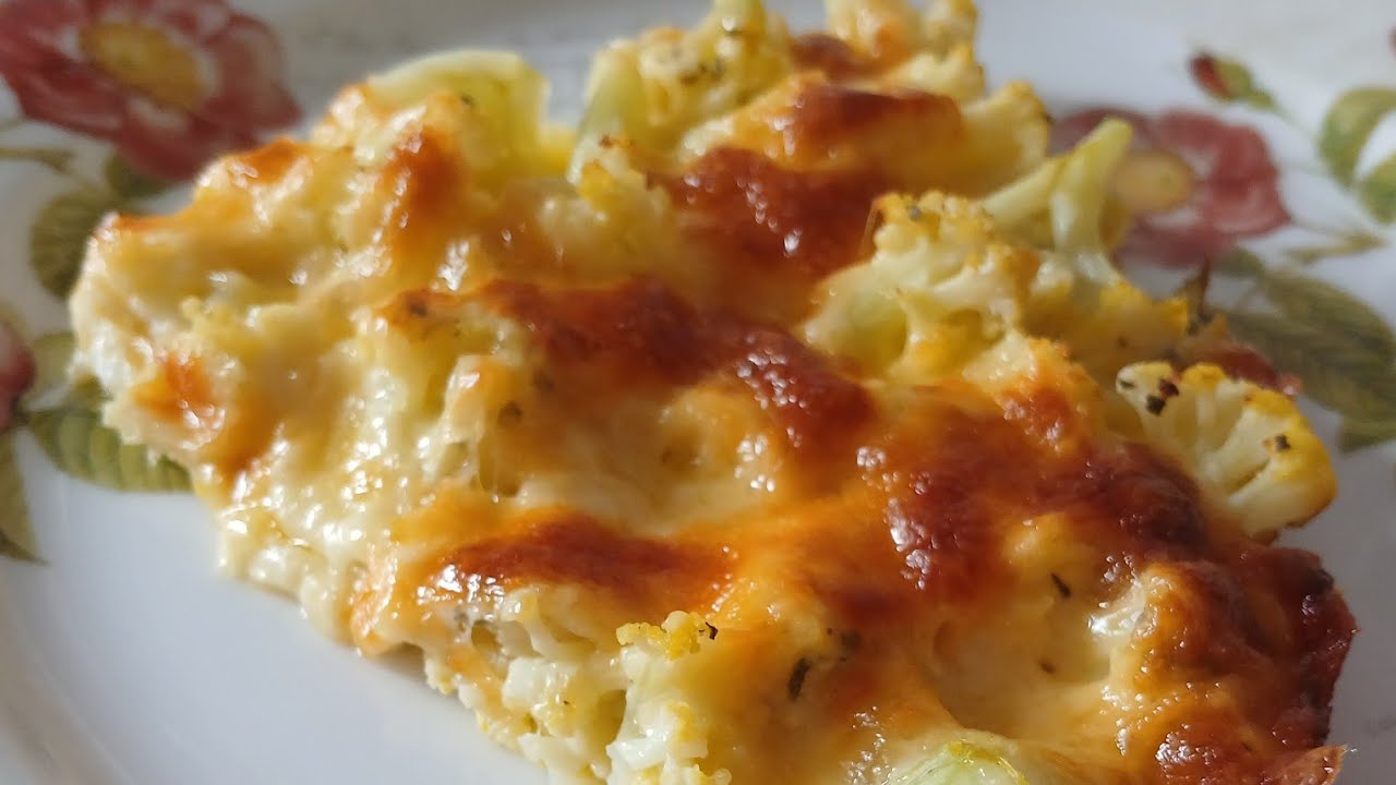  Coliflor con Queso al Horno😋