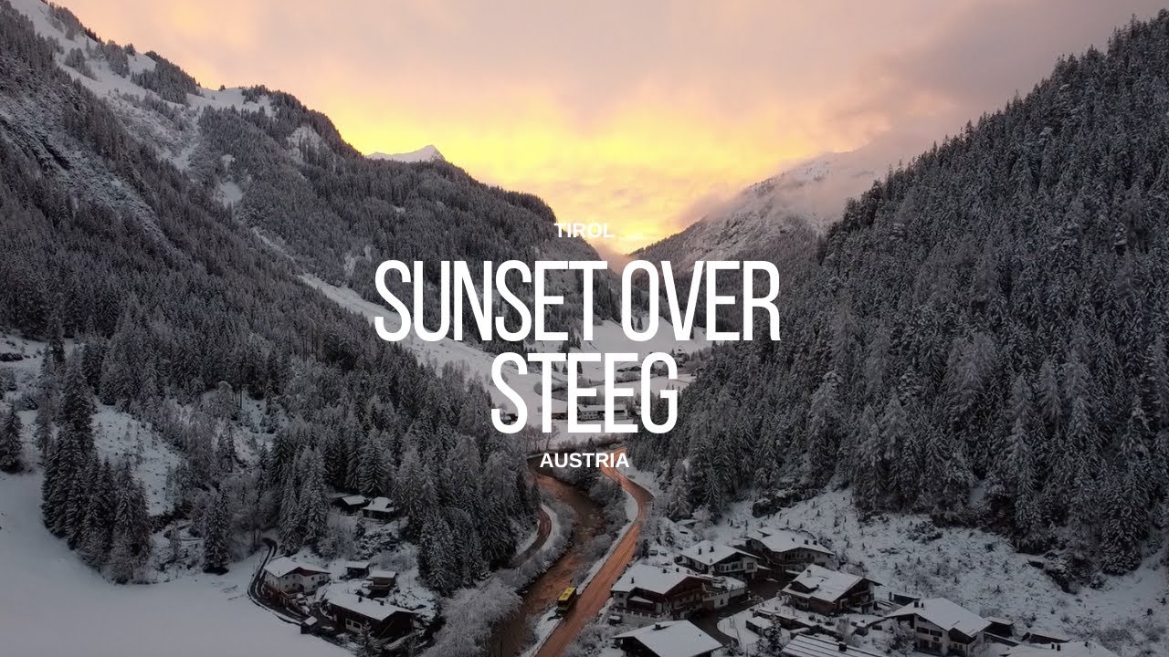 Sunset over Steeg | Tirol Austria