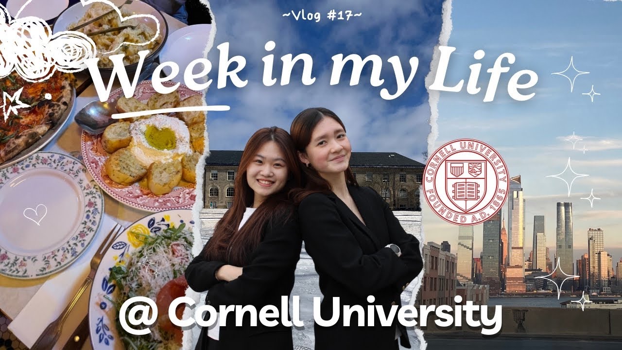 WEEK IN MY LIFE @ CORNELL 📖❄️ | productive studying, classes, friends, food, nyc | {Sophomore Year}