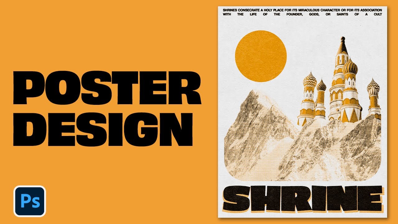 Designing a Halftone Style Poster in Photoshop