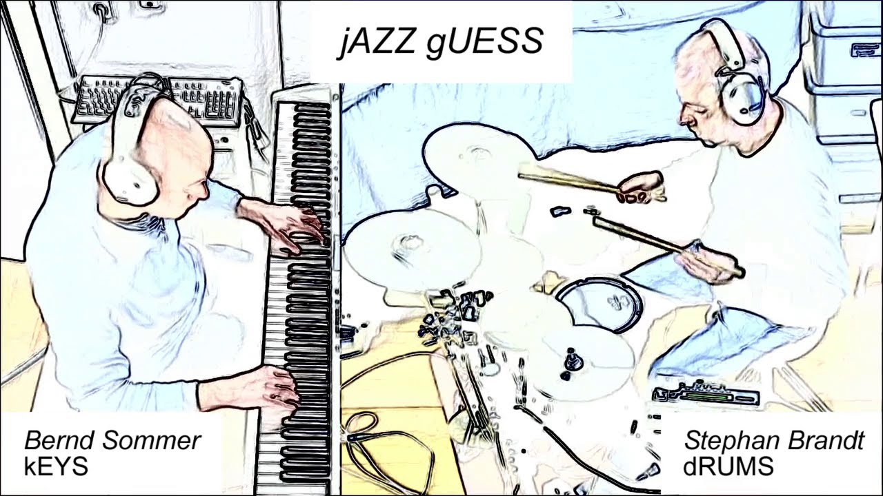 BILLIE'S BOUNCE 2019-12-10. Bernd Sommer (piano). Stephan Brandt (drums). jAZZgUESS
