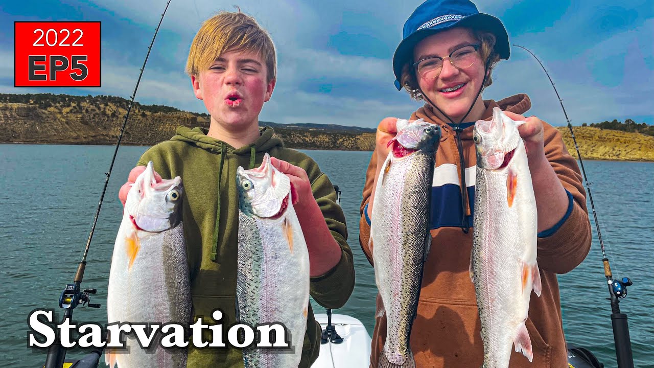 BIGGEST RAINBOWS WE HAVE CAUGHT!! - EP5 2022 Kokanee Tour of Utah - Starvation