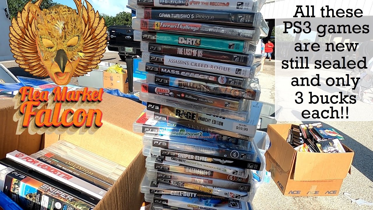 Video Game DVD and Toy Hunting at the Flea Market