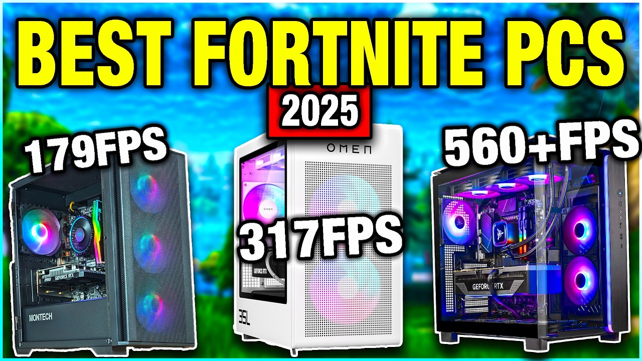 Best Prebuilt Gaming PCs for FORTNITE 2025 (HIGH FPS!!!) 😱
