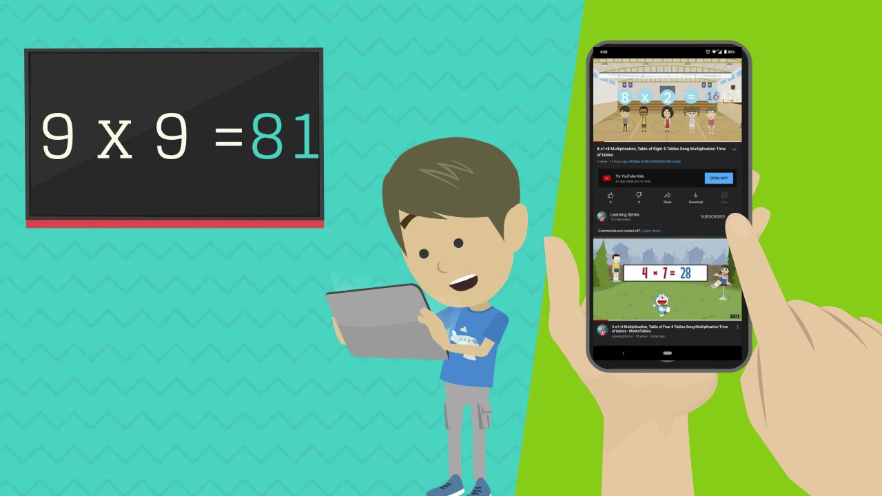 9-x1=9 Multiplication, Table of Nine 9 Tables Song Multiplication Time of tables - MathsTables