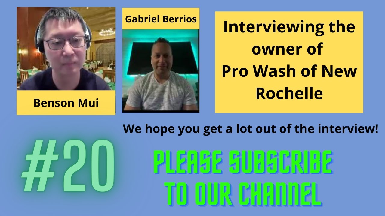 Interview with Car Wash Owner Gabriel Berrios Pro Wash of New Rochelle