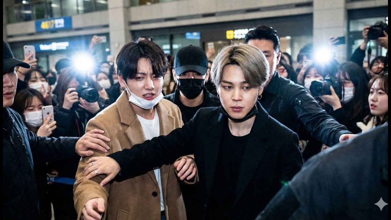 JIKOOK снова вызывают переполох. Чонгука втянули в инцидент с Чимином в аэропорту, который оказался