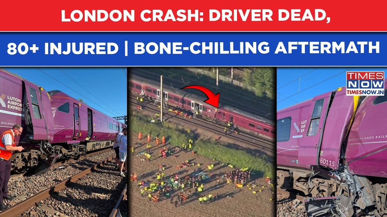 London Train Collision: 1 Killed, 80+ Injured In Bedford | Bone-Chilling Aftermath Visuals Out