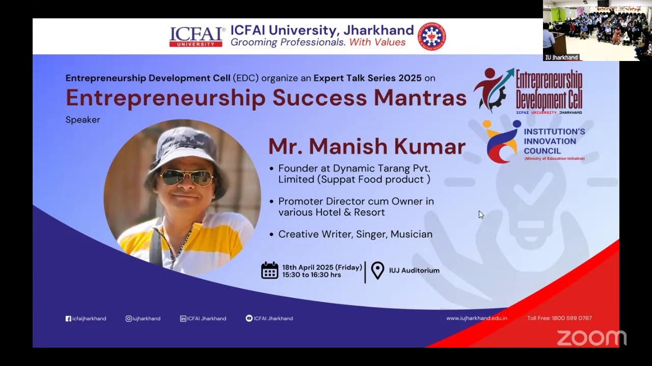 Talk on Entrepreneurship