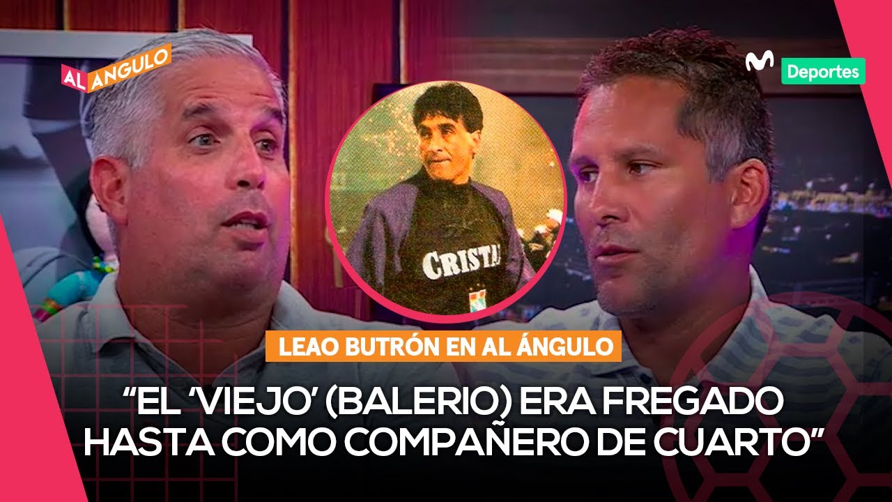LEAO BUTRÓN: sus inicios compartiendo vestuario con BALERIO en SPORTING CRISTAL | AL ÁNGULO ⚽🥅