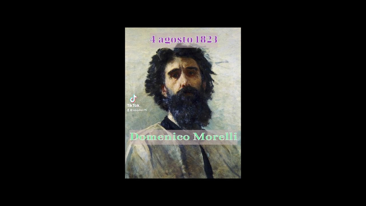 4 de agosto de 1826 Domenico Morelli,  fue un pintor italiano