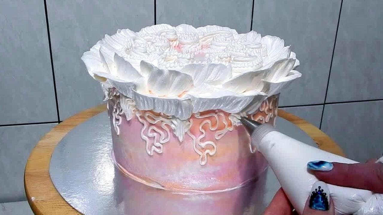 ТОРТ для МАМЫ, УКРАШЕНИЕ ТОРТА КРЕМОМ БЗК от SWEET BEAUTY СЛАДКАЯ КРАСОТА ,Cake Decoration