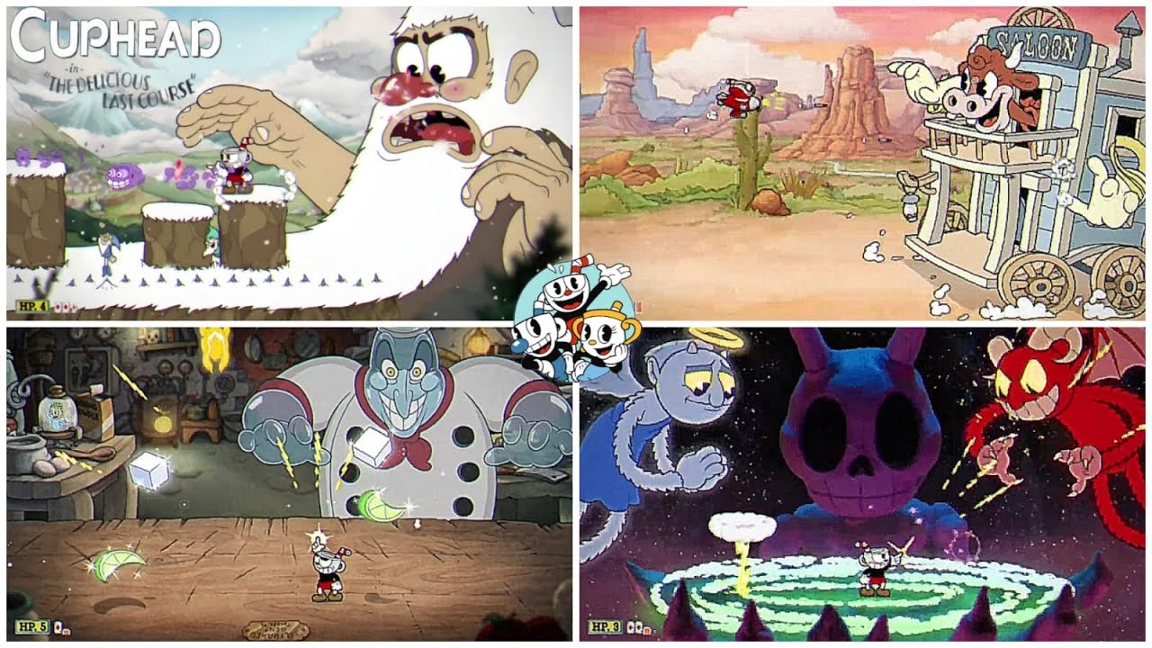 CUPHEAD DLC - TODOS LOS JEFES + SECRET BOSS