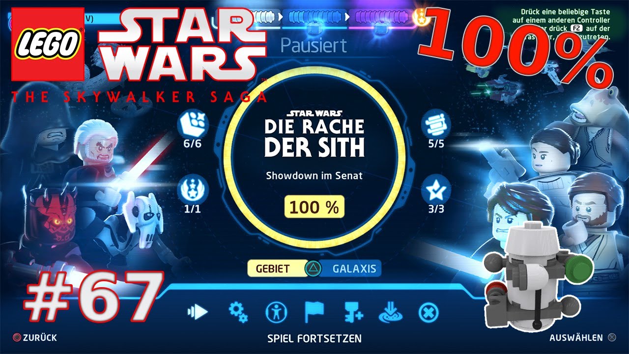 LEGO Star Wars The Skywalker Saga #67 Showdown im Senat💎100% |No Commentary|