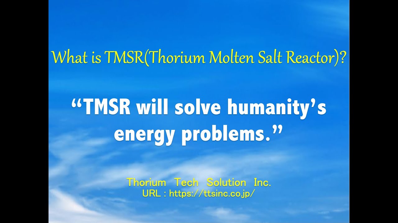 What is TMSR(Thorium Molten Salt Reactor)?