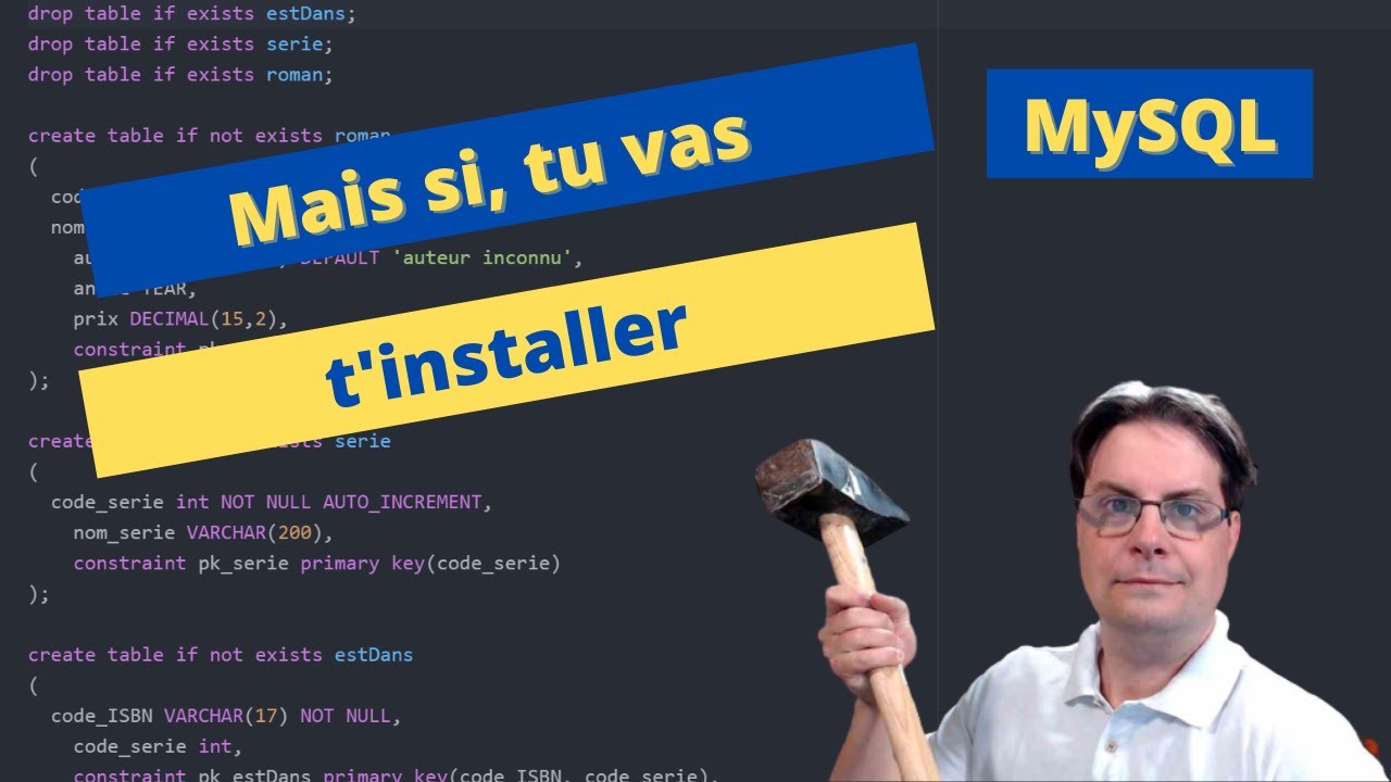 Base de données : Installation MySql